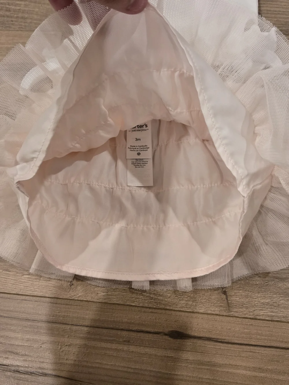 NWT Carter’s twins matching spring floral Bunny Tutu Outfit - Size 3M X2